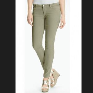 NWT Michael Kors Size 2 Safari Green Skinny Jeans!